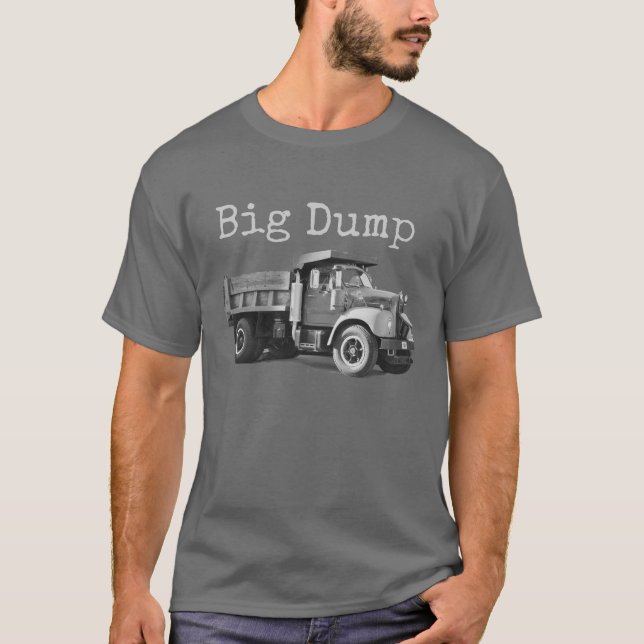 "Big Dump" humourous men's t-shirt #2 (Front)