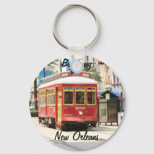 BIG EASY, NEW ORLEANS STREETCAR KEY RING