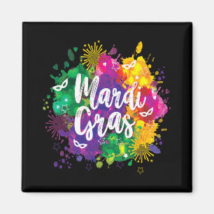Big Easy Vibes Mardi Gras Fat Tuesday New Orleans  Magnet