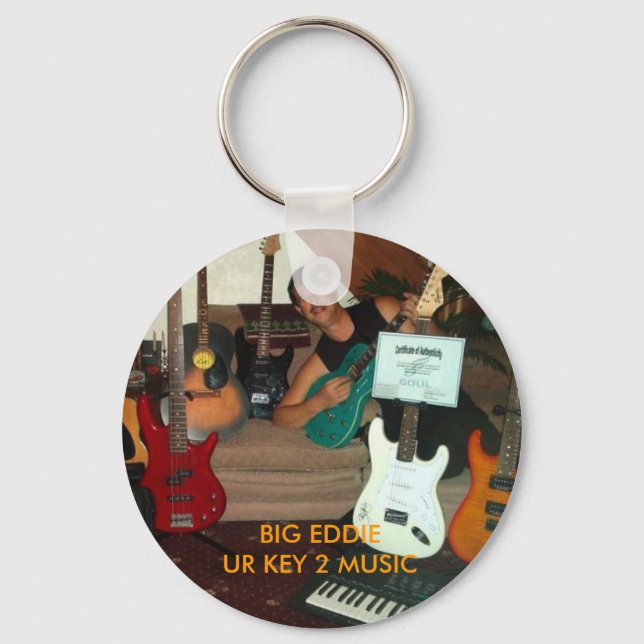 BIG EDDIE UR KEY 2 MUSIC KEY RING (Front)