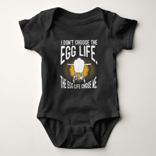 Big Egg Smoker Funny BBQ Smoking Baby Bodysuit