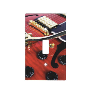 Big Electric Guitar Lightswitch Cover Light Switch Plates