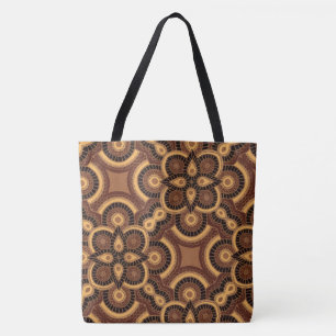 Big Ethnic Geometric Tote Bag