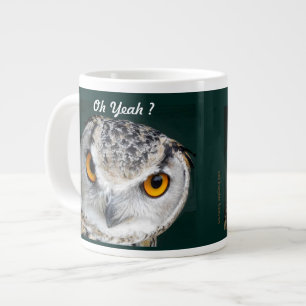 Big Eye Owl Large Coffee Mug