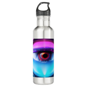 Big Eye Zombie Spooky   Water Bottle