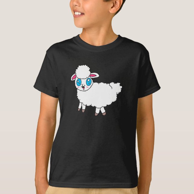 Big Eyed Sheep Kid Shirt (Front)