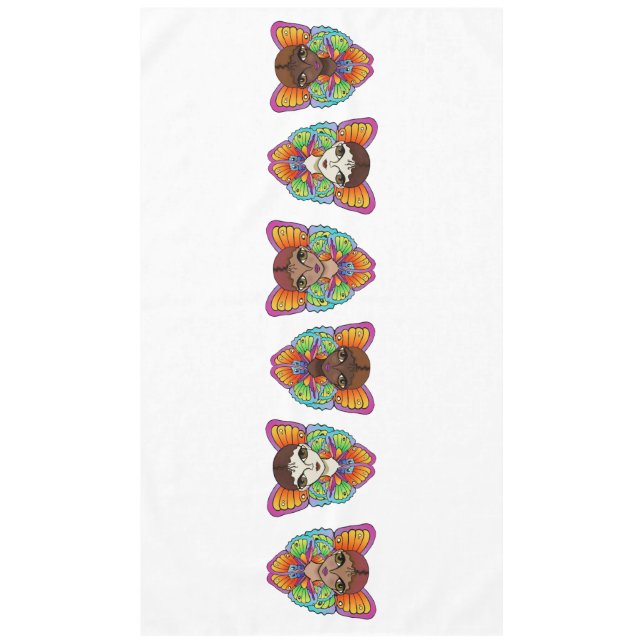 Big Eyes & Butterfly Wings Tablecloth (Front)
