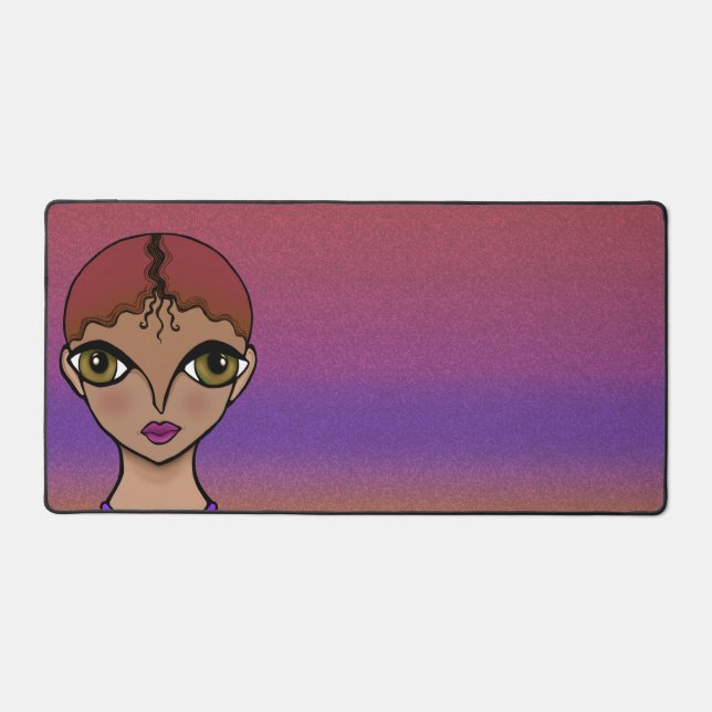 Big Eyes Design Desk Mat (Front)