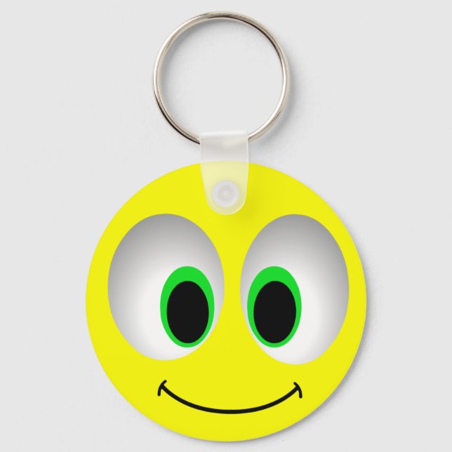 BIG EYES FACE KEY RING (Front)