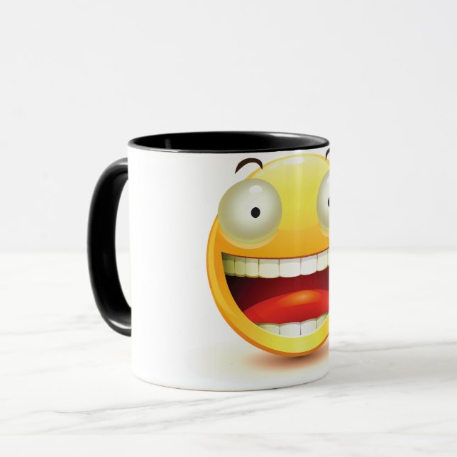 Big Eyes Face Mug (Front Left)