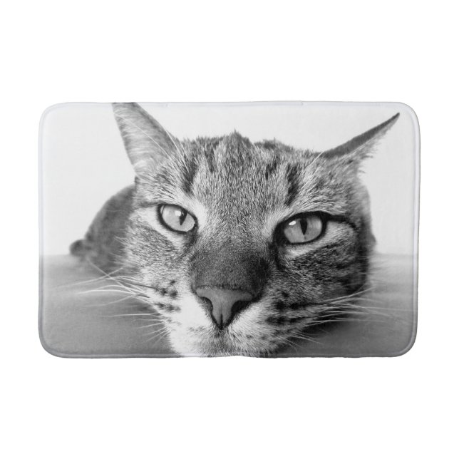 Big Face Cat Bath Mat (Front)