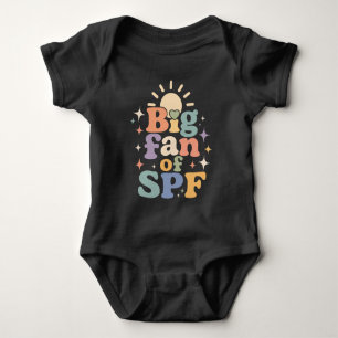 Big Fan of SPF Summer Sun Protection Baby Bodysuit