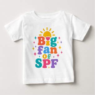 Big Fan of SPF Summer Sun Protection Baby T-Shirt