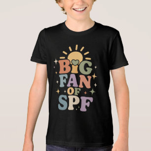 Big Fan of SPF Summer Sun Protection Tri-Blend Shirt