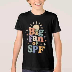 Big Fan of SPF Summer Sun Protection Tri-Blend Shirt