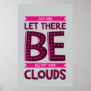 Big Fat Clouds Premium Poster
