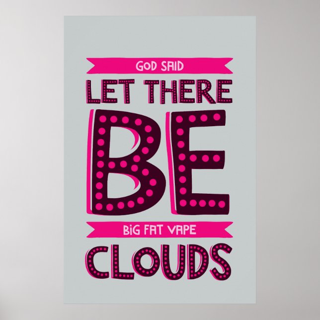 Big Fat Clouds Premium Poster (Front)