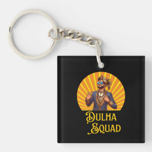 Big Fat Desi Wedding, South Asian Shaadi Key Ring