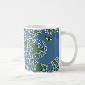 big fish eat little fish coffee mug