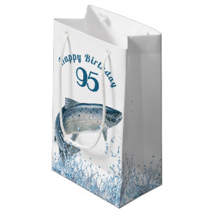 Big Fish In Water 95th Birthday Small Gift Bag