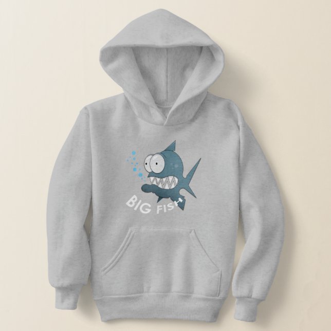 Big Fish - Kids' Pullover Hoodie (Laydown)