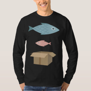 Big fish little fish cardboard box T-Shirt