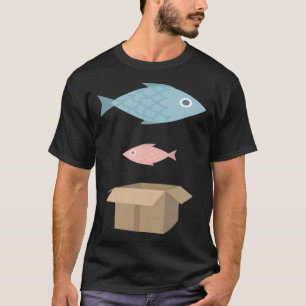 Big fish little fish cardboard box T-Shirt