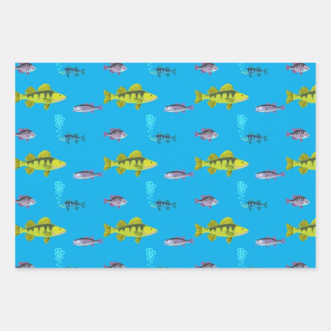 Big Fish, Little Fish Wrapping Paper (Front)