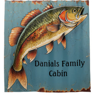 Big Fish Personalised Shower Curtain