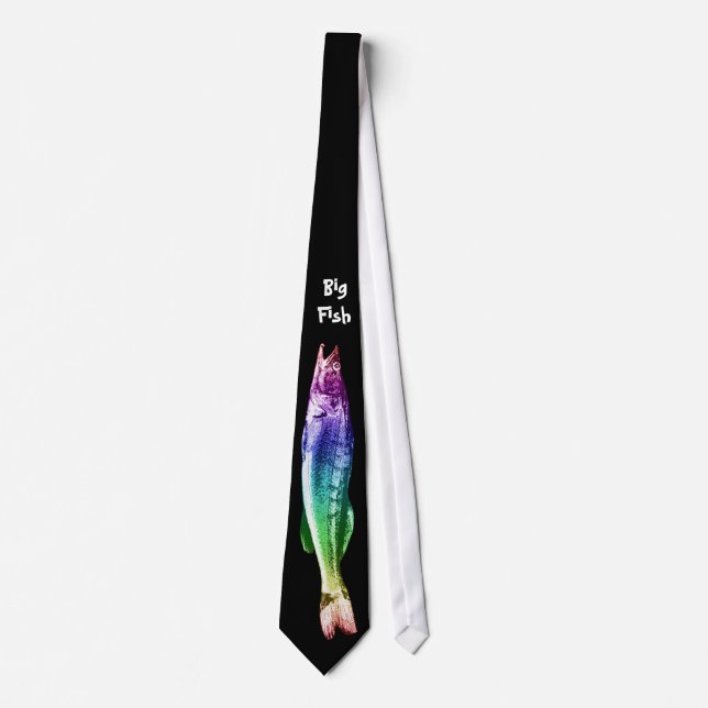 Big Fish (rainbow) - Tie (Front)