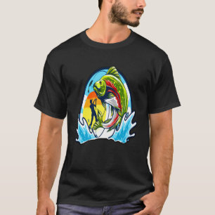 Big fish stalker For professional fishermen Best T-Shirt