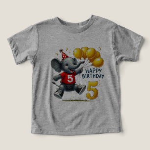 Big Five Celebration: Elephant with Balloons
