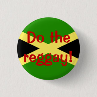 big flag, Do the reggay! 3 Cm Round Badge