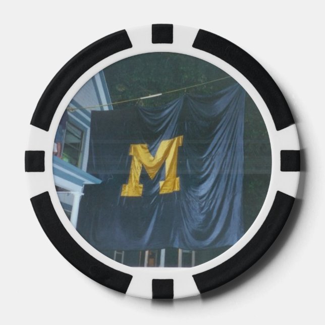 Big Flag Poker Chip (Front)
