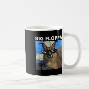 Big Floppa Meme Cat Coffee Mug
