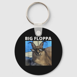 Big Floppa Meme Cat  Key Ring