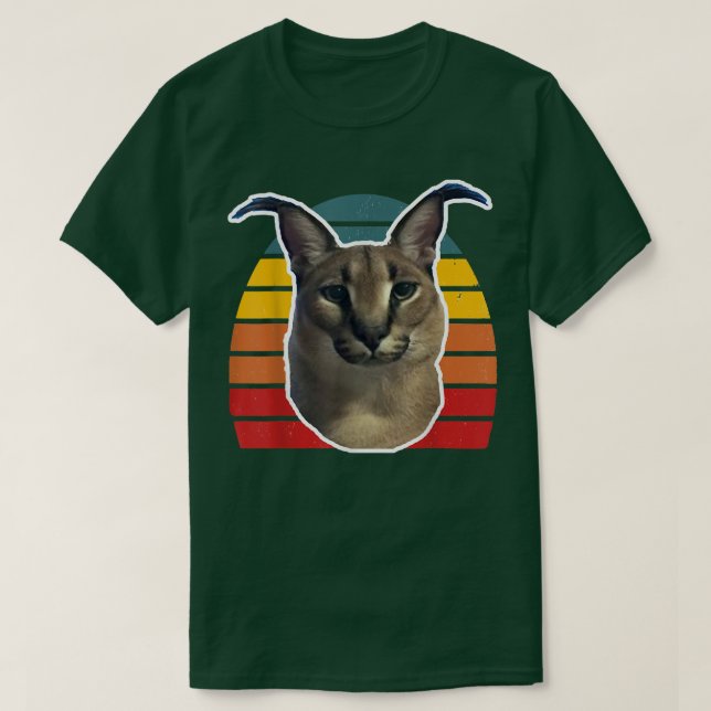 Big Floppa Meme  T-Shirt (Design Front)