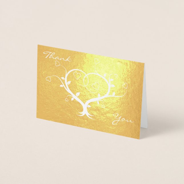 Big Floral Heart Foil Card (Front)