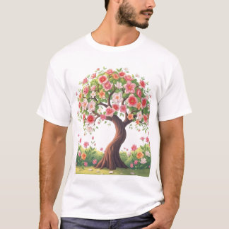 Big Flowers Tree T-shirt