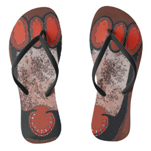 Big Foot Abstract Jandals