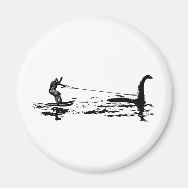 Big Foot and Nessie Magnet (Front)