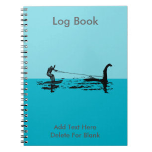 Big Foot and Nessie Spiral Notebook