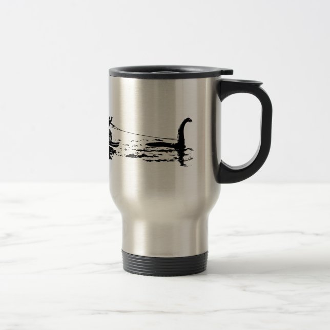 Big Foot and Nessie Travel Mug (Right)