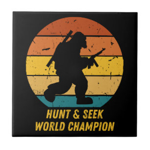 Big Foot Don't Want To Hide And Seek Anymore Now H Tile