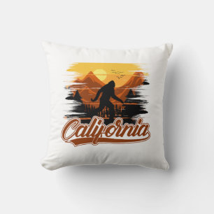 Big Foot in California Cushion