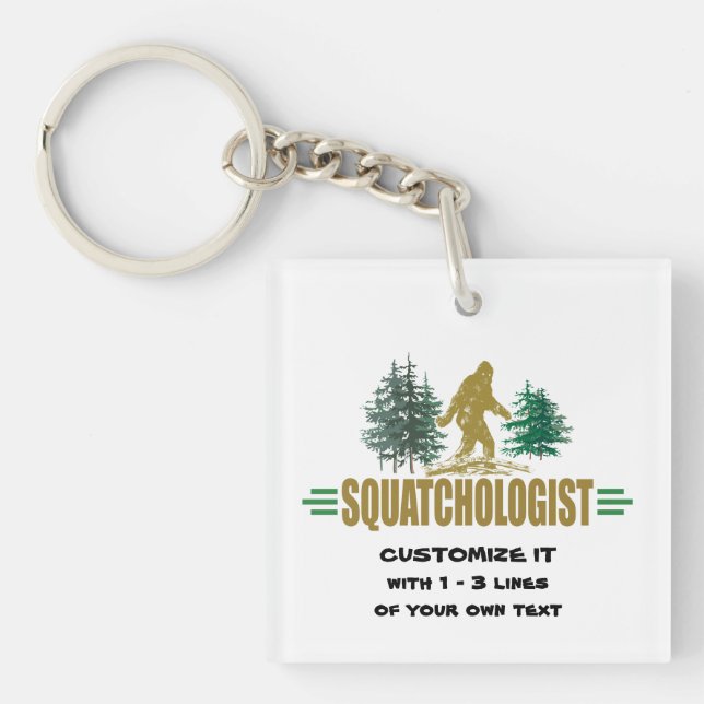 Big Foot Key Ring (Front)