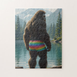big foot lgbtq jigsaw puzzle