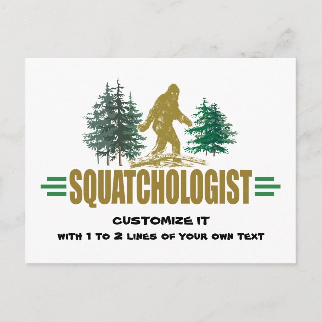 Big Foot Postcard (Front)