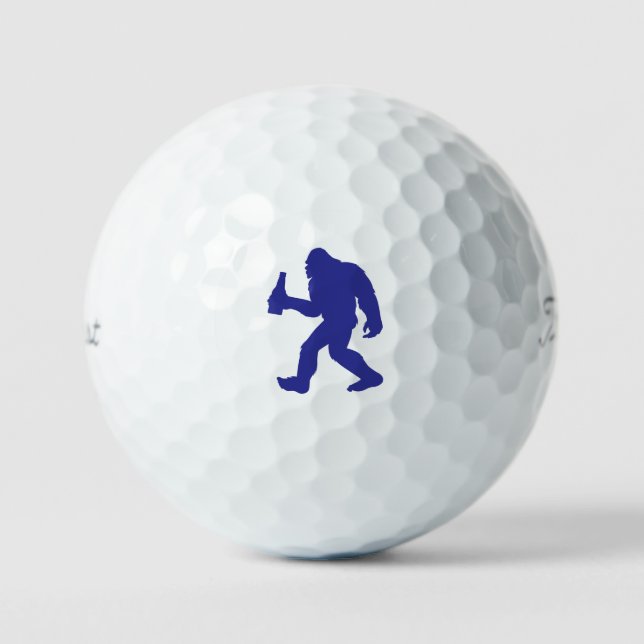 Big Foot Sasquatch  Golf Balls (Front)