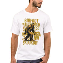 Big Foot Shirt Sasquatch t-shirt gift
